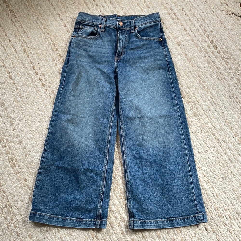 Wide Leg Crop Jeans